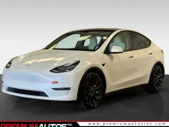 TESLA MODEL Y 2020 5YJYGDEF5LF023573 image